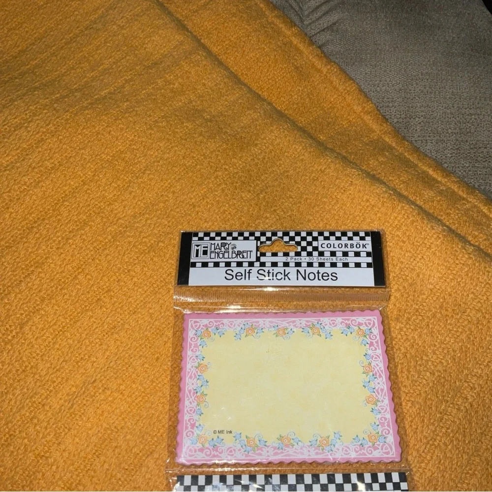 🌸3 for $18🌸 Set of 2 Vintage Mary Engelbreit POST-IT Notes, Floral Lattice, home